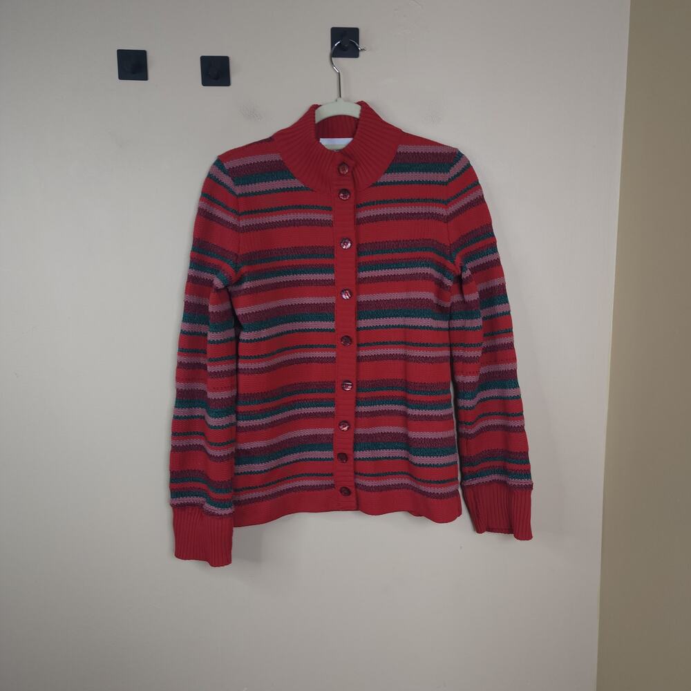 Vintage James Kenrob Button Up Stripped Cotton Size 12
